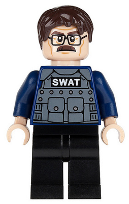 LEGO MINIFIG DC Super Heroes Commissioner James Gordon sh0063