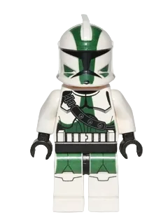 LEGO MINIFIG Star Wars Clone Trooper Commander Gree, 41st Elite Corps (Phase 1) sw0380
