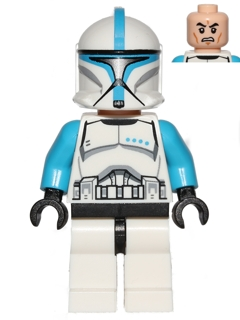 LEGO MINIFIG Star Wars Clone Trooper Lieutenant sw0502