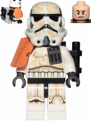 LEGO MINIFIG Star Wars Sandtrooper Squad Leader/Captain sw0992