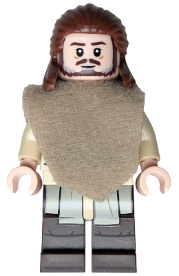 LEGO MINIFIG Star Wars Qui-Gon Jinn (dark brown beard) sw1334b