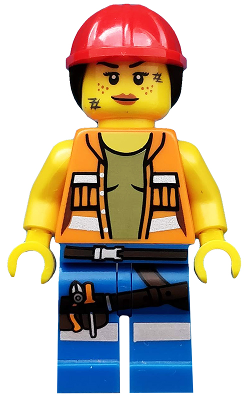 LEGO MINIFIG Minifigure Series Gail the Construction Worker tlm009