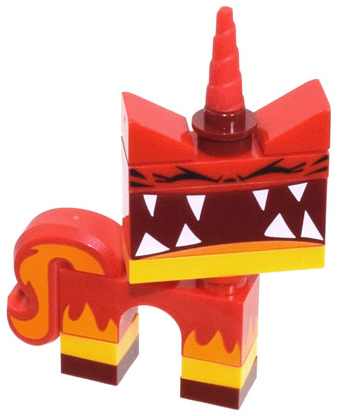LEGO MINIFIG The LEGO Movie Super Angry Unikitty tlm091