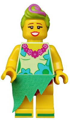 LEGO MINIFIG Minifigure Series Hula Lula tlm154