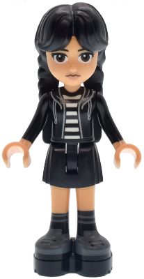 LEGO MINIFIG Wednesday Wednesday Addams wed006