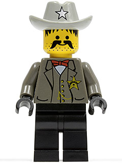 LEGO MINIFIG Western Sheriff Wyatt West/Duke ww021