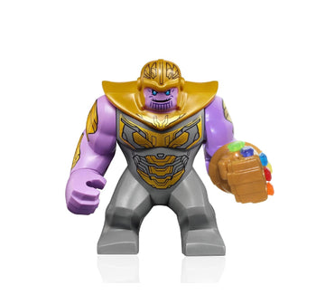 LEGO MINIFIG Marvel Super Heroes Thanos with Guantlet and Infinity Stones sh0576a