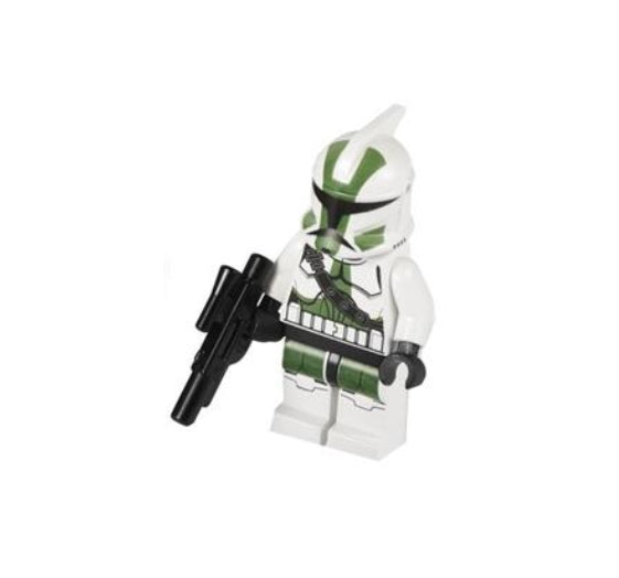 LEGO MINIFIG Star Wars Clone Trooper Commander Gree, 41st Elite Corps (Phase 1) sw0380