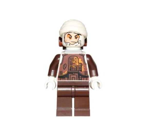 LEGO MINIFIG Star Wars Dengar (white torso) sw0751