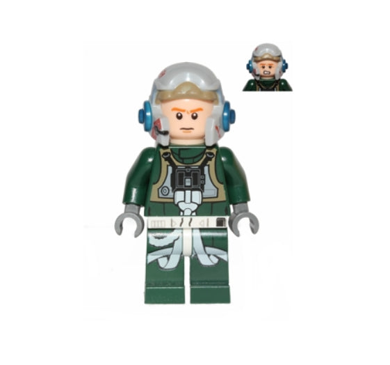 LEGO MINIFIG Star Wars Rebel Pilot A-Wing (Arvel Crynyd) sw0437