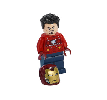 LEGO MINIFIG Marvel Super Heroes Christmas Tony Stark sh0760