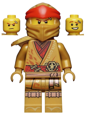 LEGO MINIFIG Ninjago Kai - Legacy Pearl Gold njo650