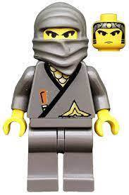 LEGO MINIFIG Castle Ninja - Gray cas049